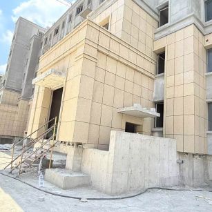 滁州 黄金麻干挂，工地实拍