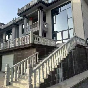滁州 芝麻白别墅阳台栏杆，楼梯栏杆