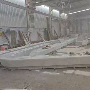 滁州 花岗岩整石坐凳拼装