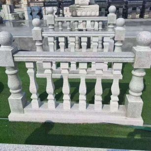 滁州 别墅石材栏杆特写