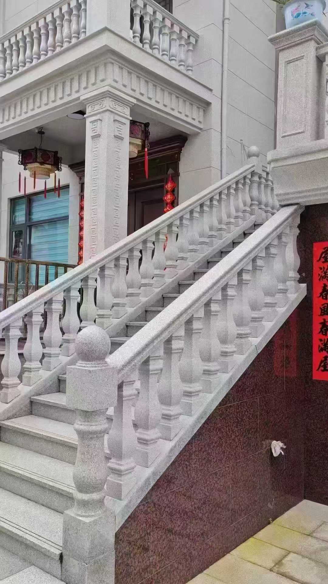 滁州 天然石材 阳台庭院护栏、栏杆