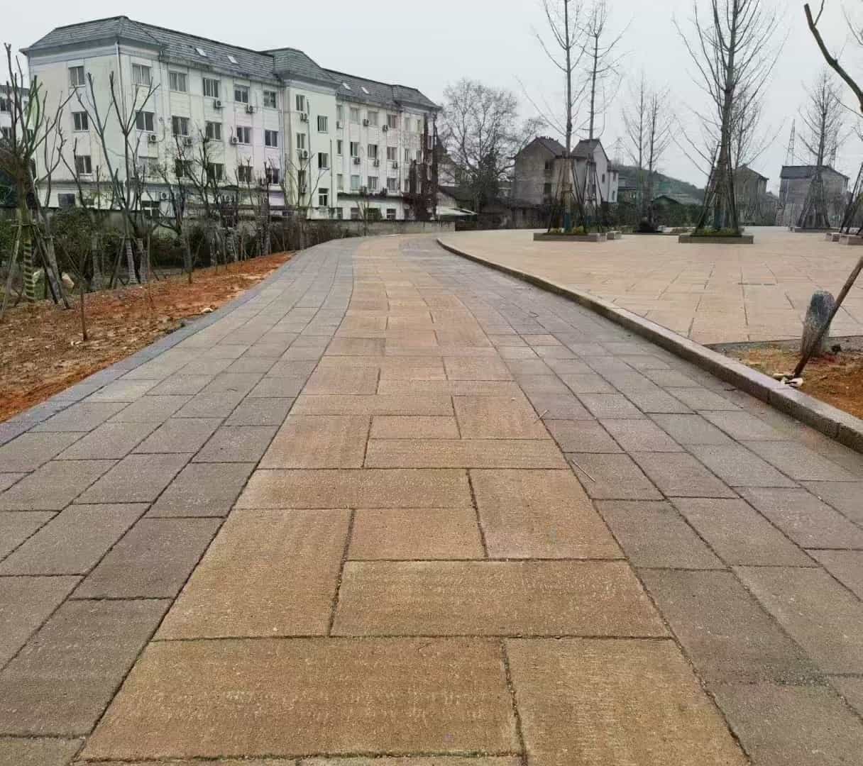 滁州仿古石铺装效果