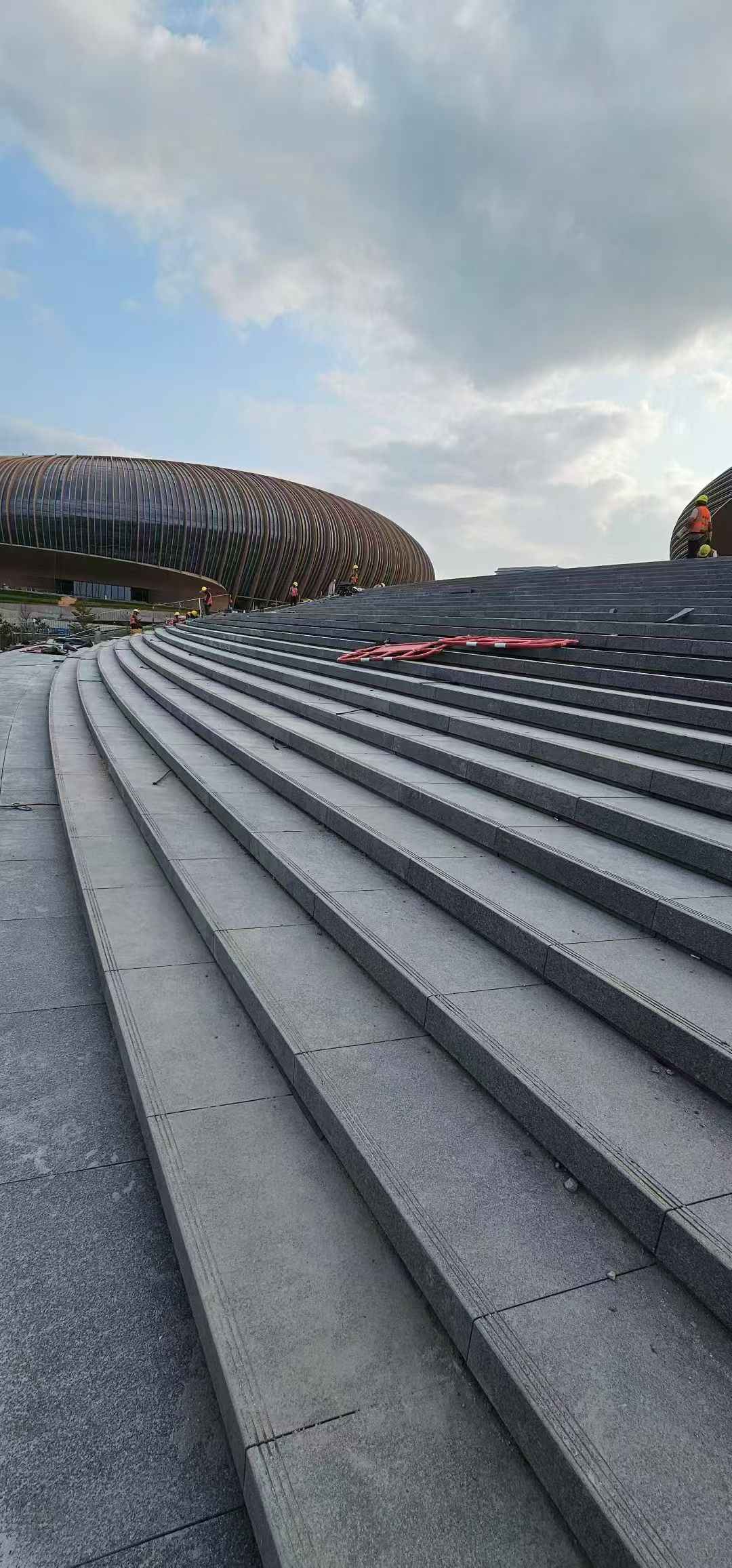 滁州 弧形整石台阶铺装效果图