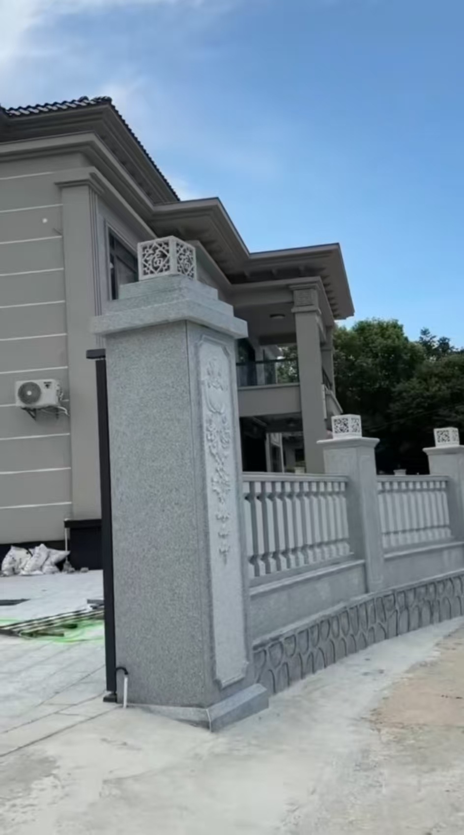 滁州 芝麻白别墅围墙栏杆，私人订制