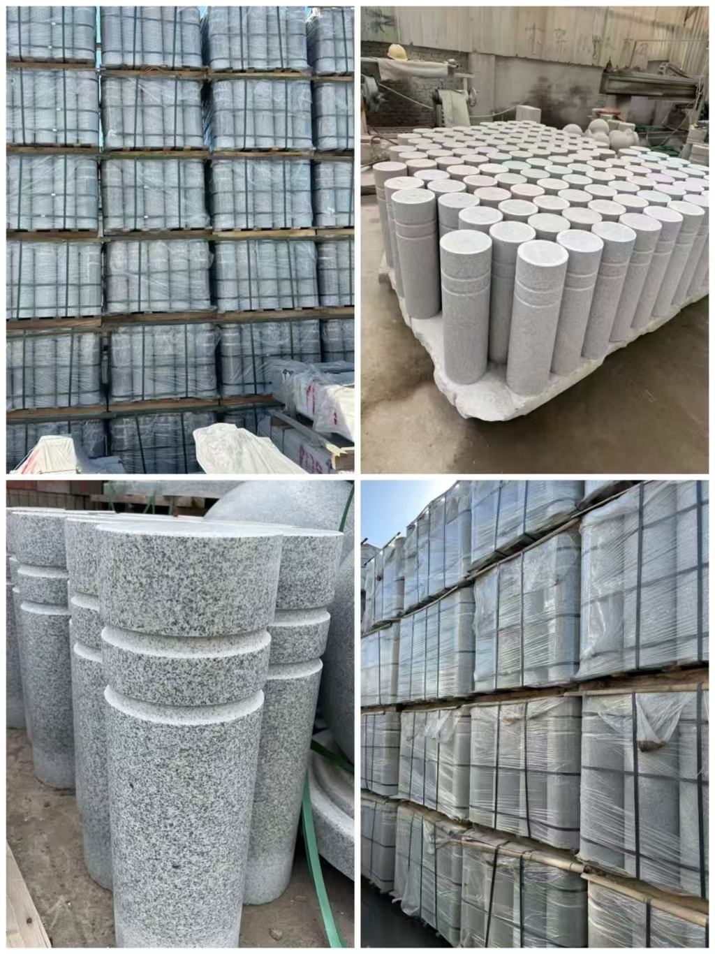 滁州 芝麻白花岗岩挡车柱、隔离柱多少钱