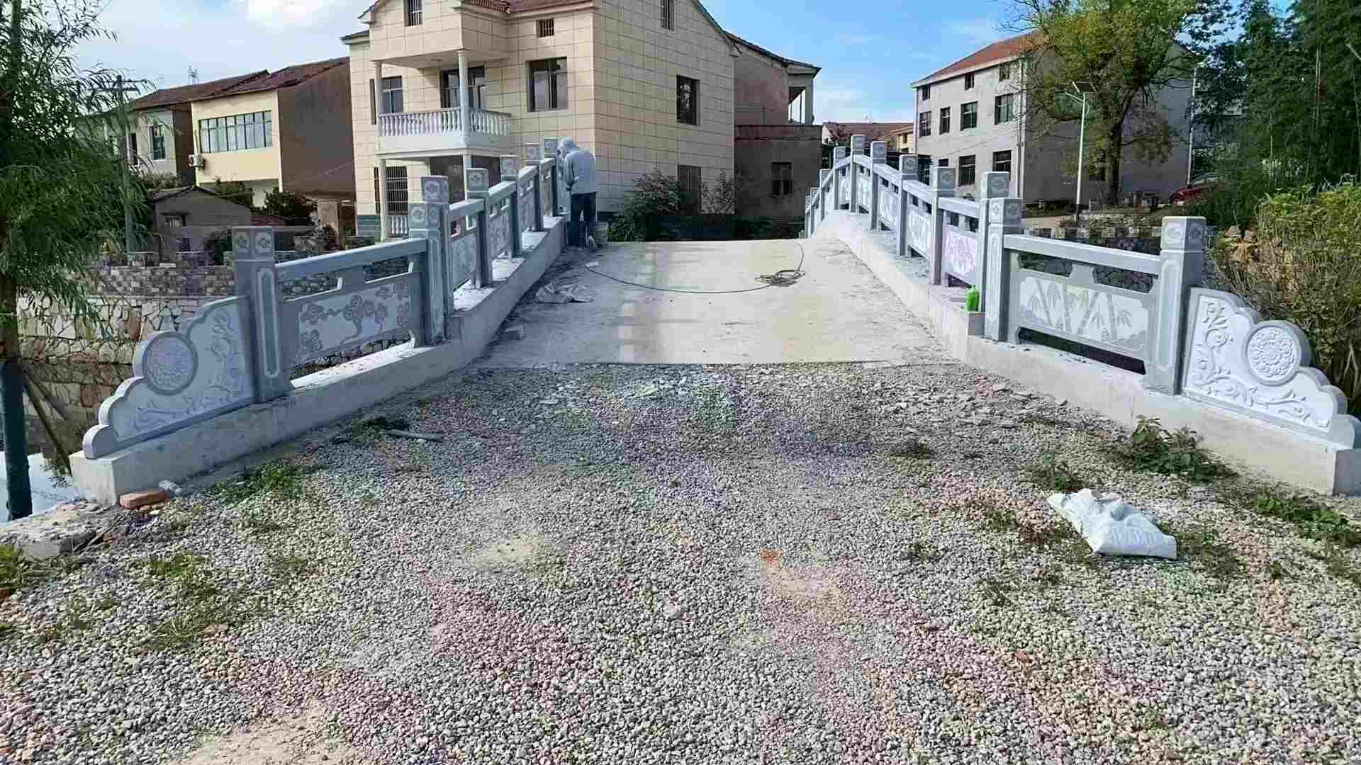 滁州 芝麻灰花岗岩桥栏杆